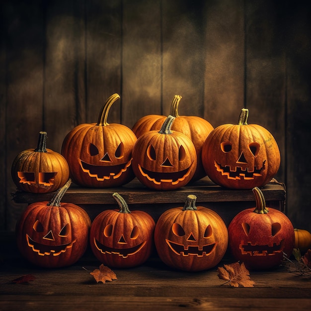 scary halloween pumpkins