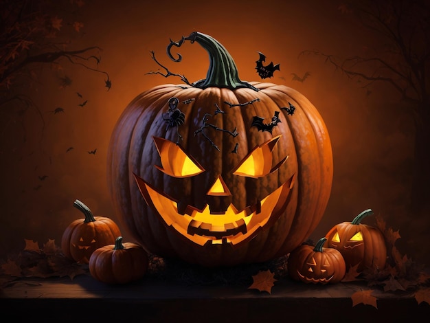 Scary and HD Halloween pumpkin images 1