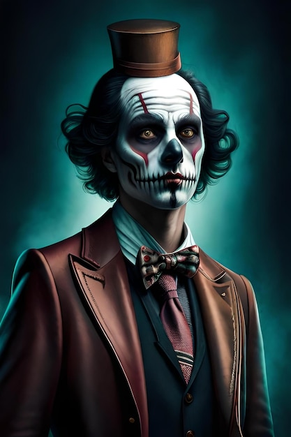 Scary Joker Face Joker cosplay