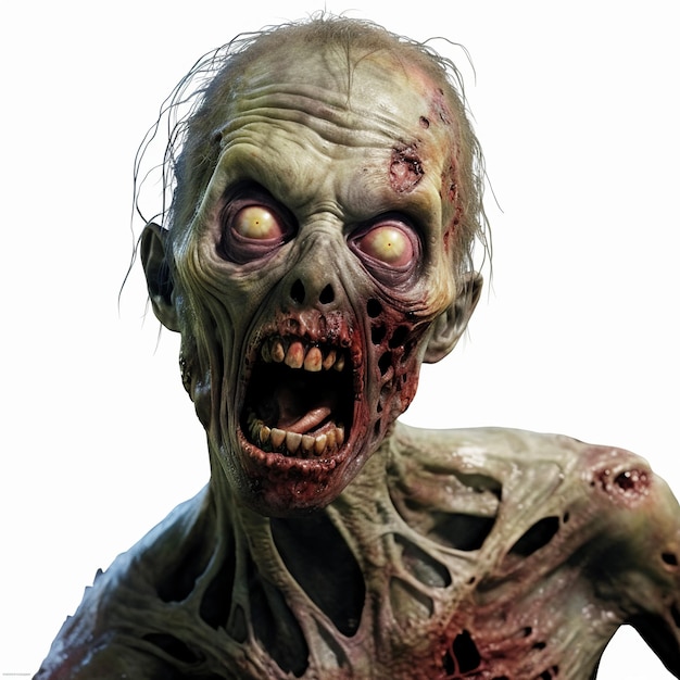 Страшный зомби-монстр Хэллоуин Дьявол