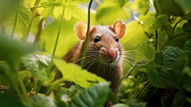 Scavenger bruine ratten