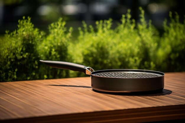 Photo scene featuring cooking pan set