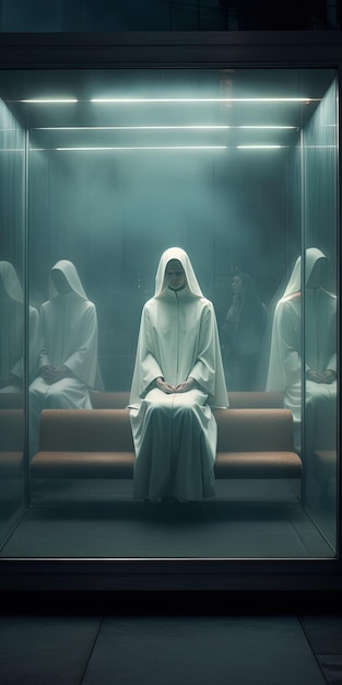 a scene from the movie called the nun.