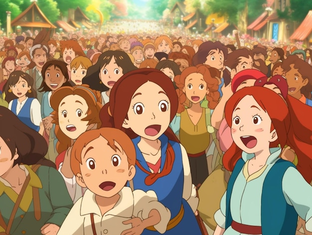 A scene from the movie castle in the sky