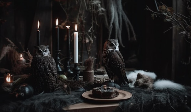 A scene from the movie owls.