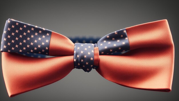 A Scene Of A Stunning Bow Tie With Stars On It