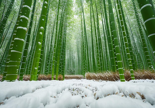 Photo scenery of bamboo forest in tochigi prefecture