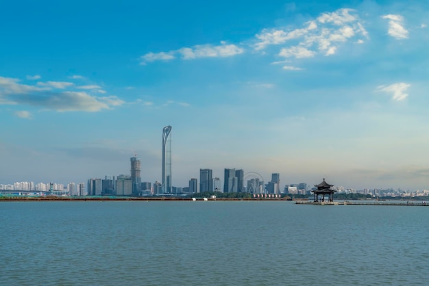 Scenery of Jinji Lake Suzhou China