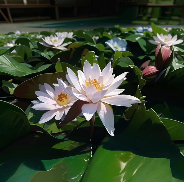 Scenery of Lotus Pond