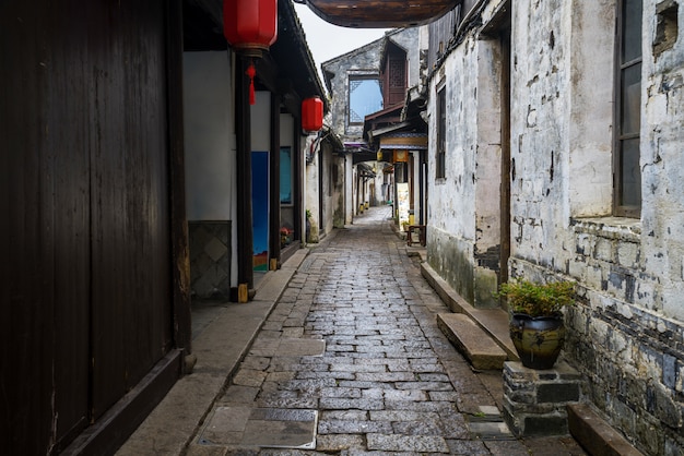 Scenery of Zhouzhuang Ancient Town, Suzhou, China