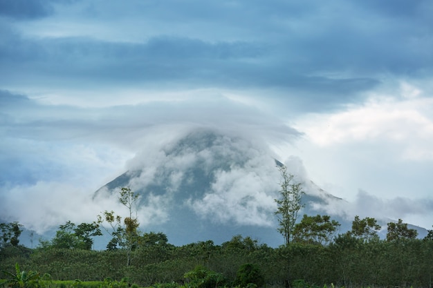 Scenic Arenal volcano in Costa Rica, Central America