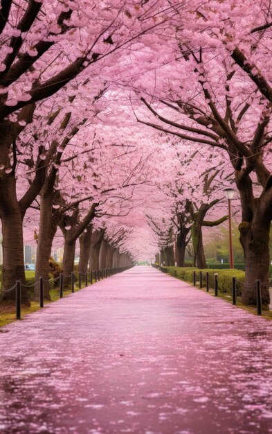 Scenic Beauty of Sakura