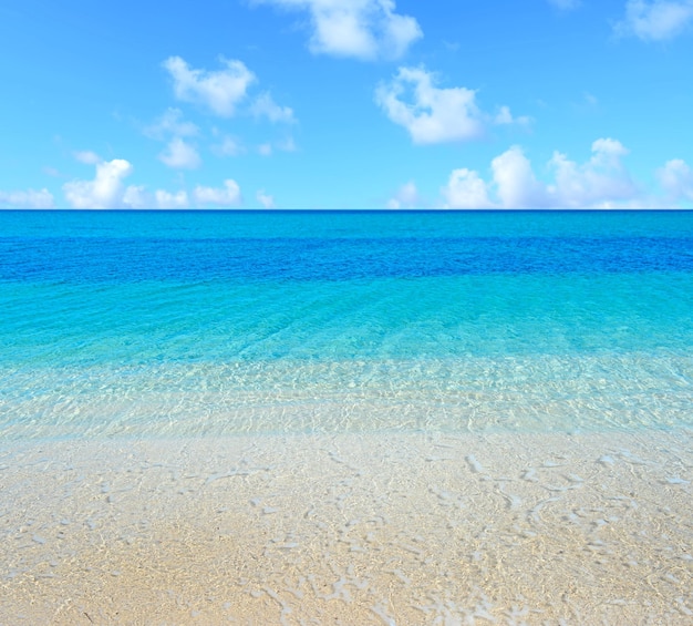 Scenic clouds over Costa Paradiso Sardinia