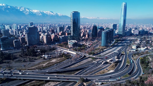 Scenic Landmark Roads at Santiago Metropolitan Region Chile