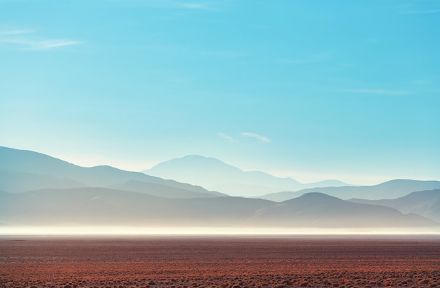 Scenic landscapes of Northern Argentina. Beautiful inspiring natural landscapes.