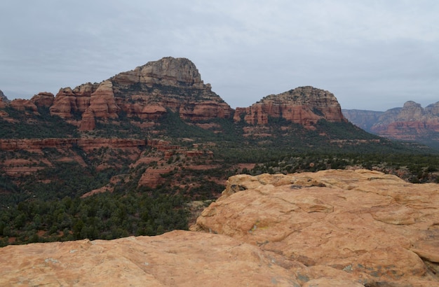 Scenic Outlook Over Looking Canyon in Sedona