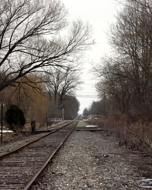 Scenic Rail Line in de verte