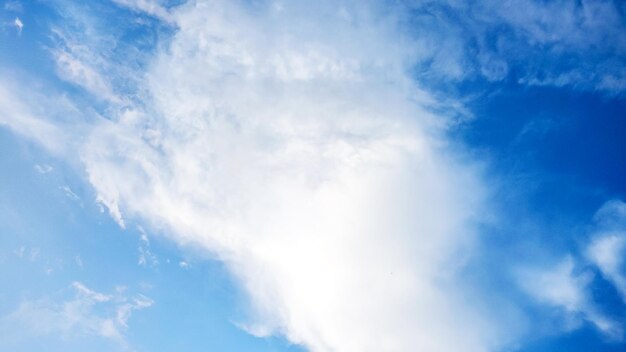 A scenic shot of beautiful cloudscape against the blue sky