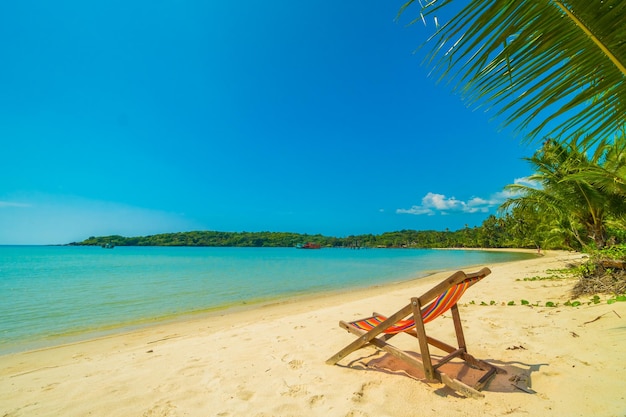 Scenic view of beach against blue sky