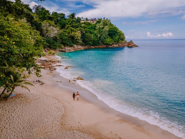 Photo scenic view of beach against sky