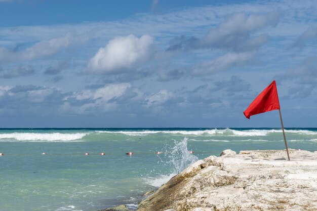 Photo scenic view of beach against sky