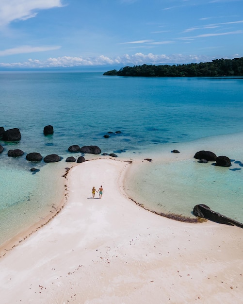 Foto vista panoramica della spiaggia contro il cielo