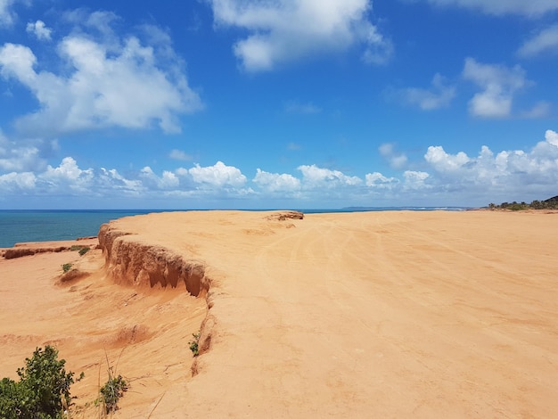 Photo scenic view of beach against sky