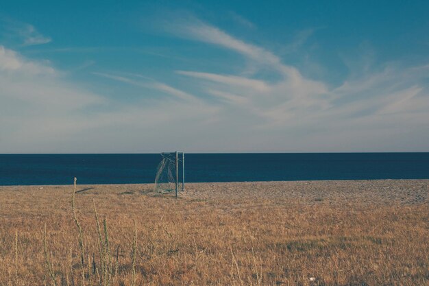 Photo scenic view of beach against sky