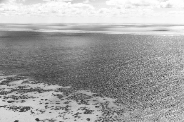 Photo scenic view of beach against sky