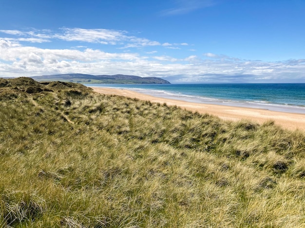 Photo scenic view of beach against sky