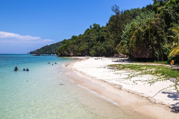 Photo scenic view of beach against sky