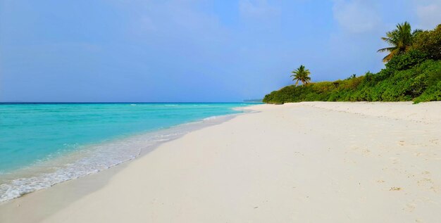 Photo scenic view of beach against sky