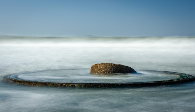 Photo scenic view of beach against sky