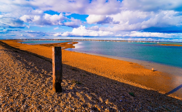 Photo scenic view of beach against sky