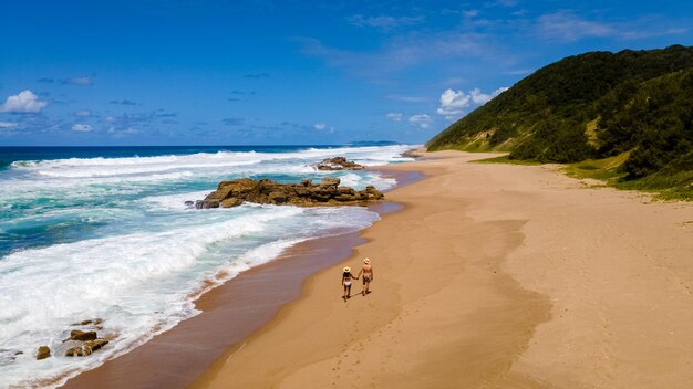 Photo scenic view of beach against sky