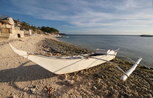 Foto vista panoramica della spiaggia contro il cielo