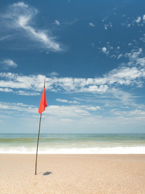 Photo scenic view of beach against sky