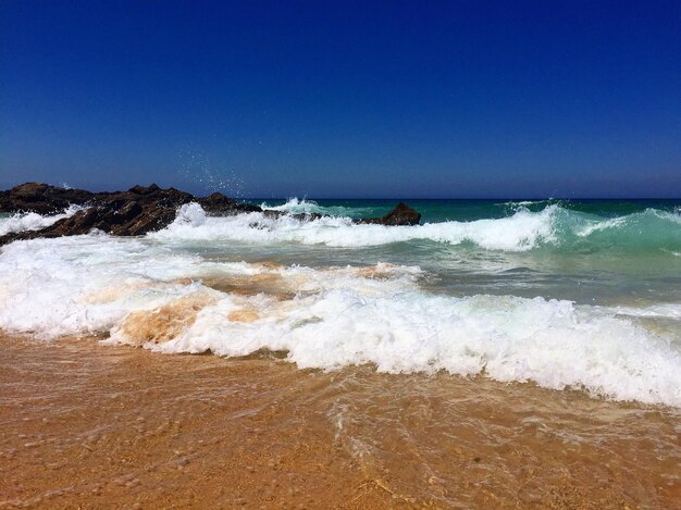 Scenic view of beach