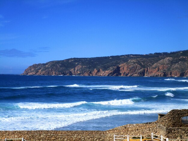 Scenic view of beach