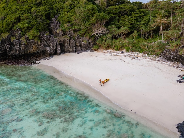 Scenic view of beach