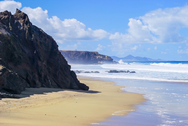 Scenic view of beach