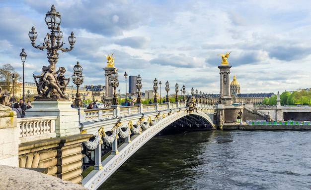 Scenic view of beautiful bridge and river