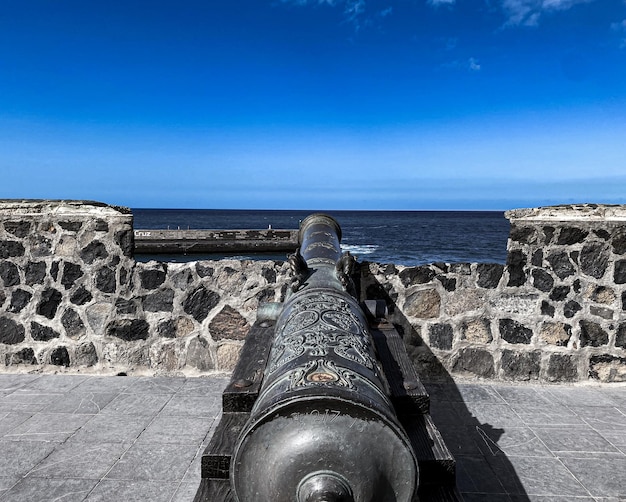 Scenic view of blue sea against sky