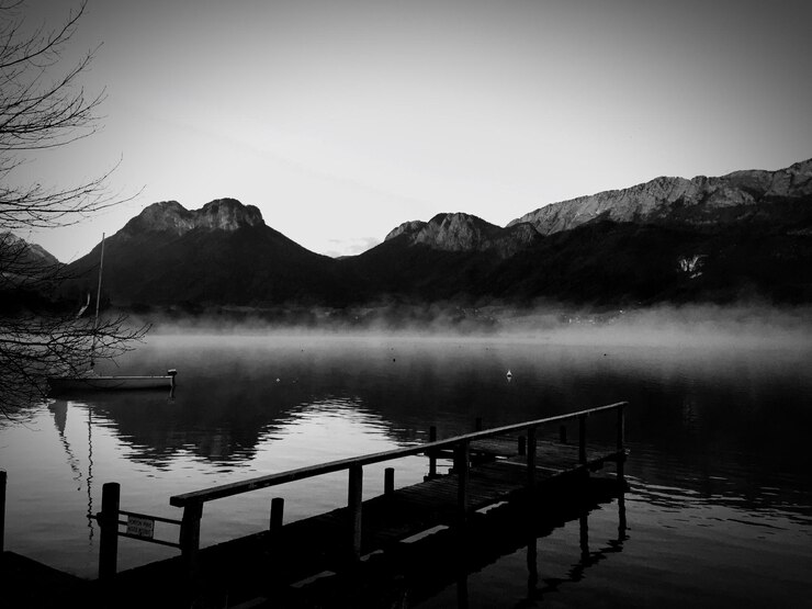 Photo 静かな湖の景色