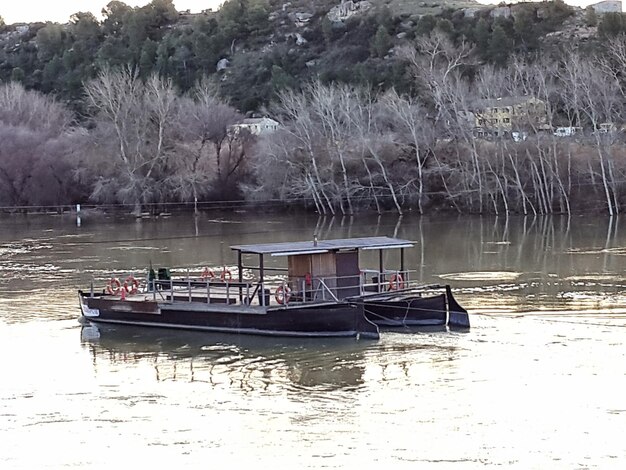 Scenic view of calm lake