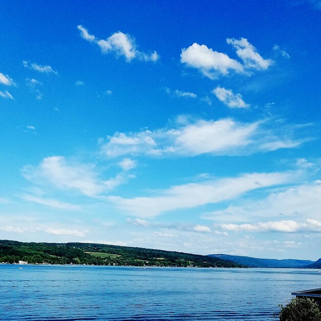 Scenic view of calm sea against sky