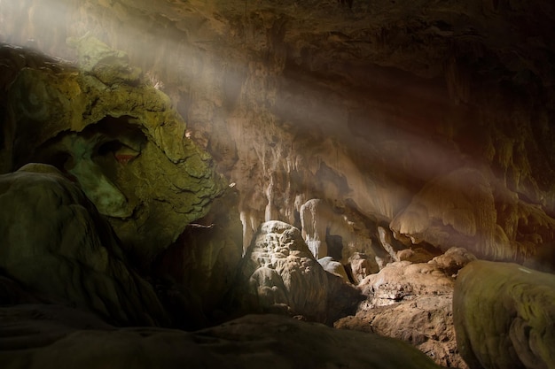 Photo scenic view of cave