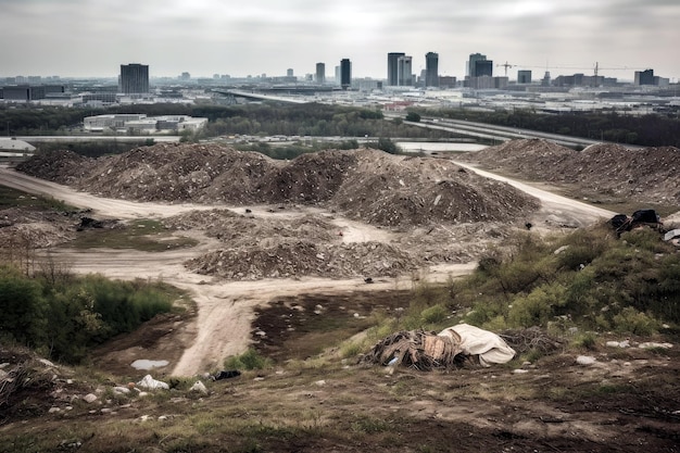 都市埋立地の景観生成AI