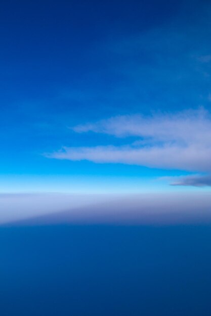 Scenic view of clouds in blue sky