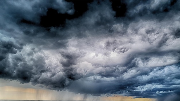 空の雲の風景